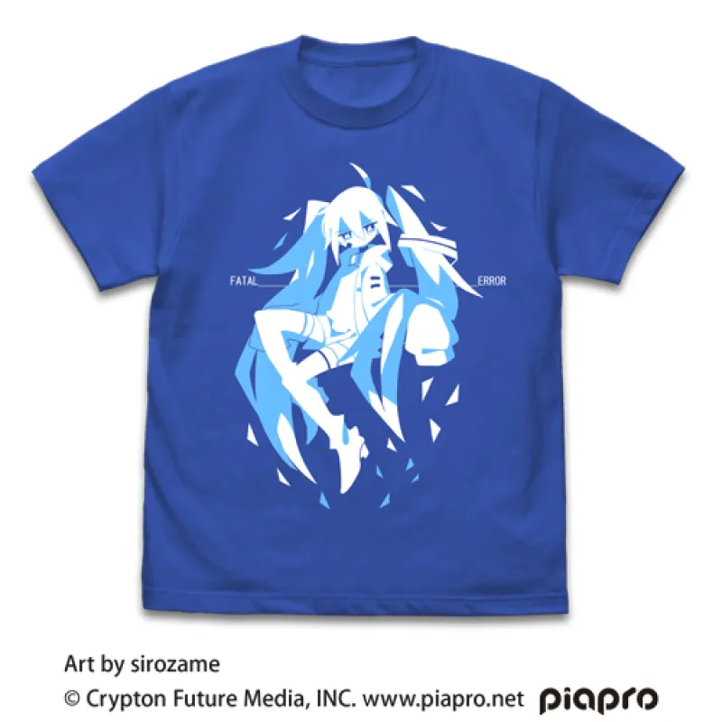 初音ミク Tシャツ sirozame Ver./ROYAL BLUE-XL