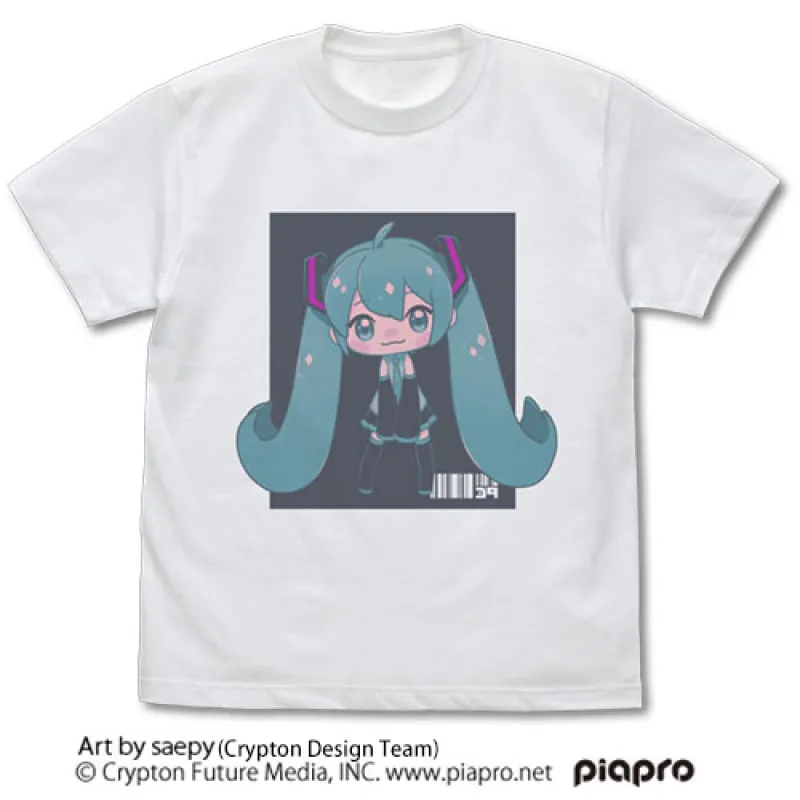 初音ミク Tシャツ saepy Ver./WHITE-XL
