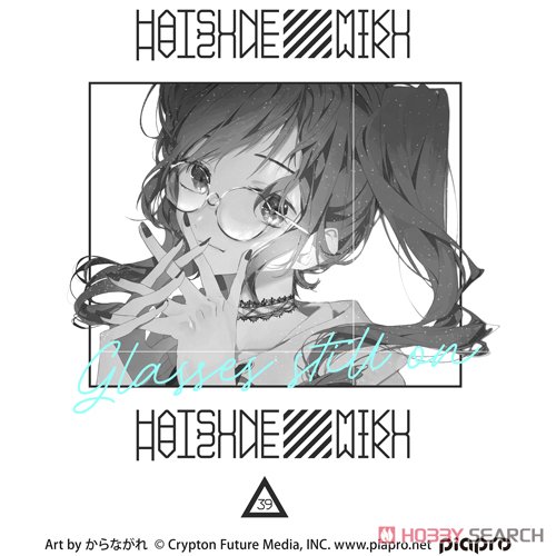 初音ミク Tシャツ からながれVer./WHITE-M 3