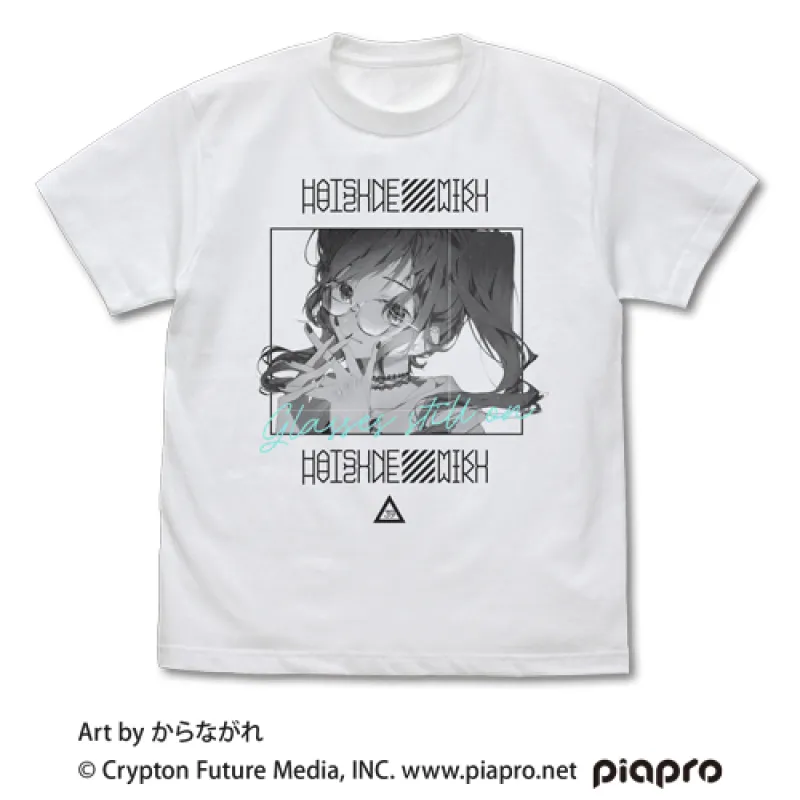 初音ミク Tシャツ からながれVer./WHITE-M