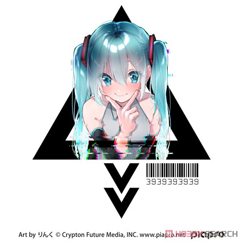 初音ミク フルカラーTシャツ りんくVer./WHITE-M 3