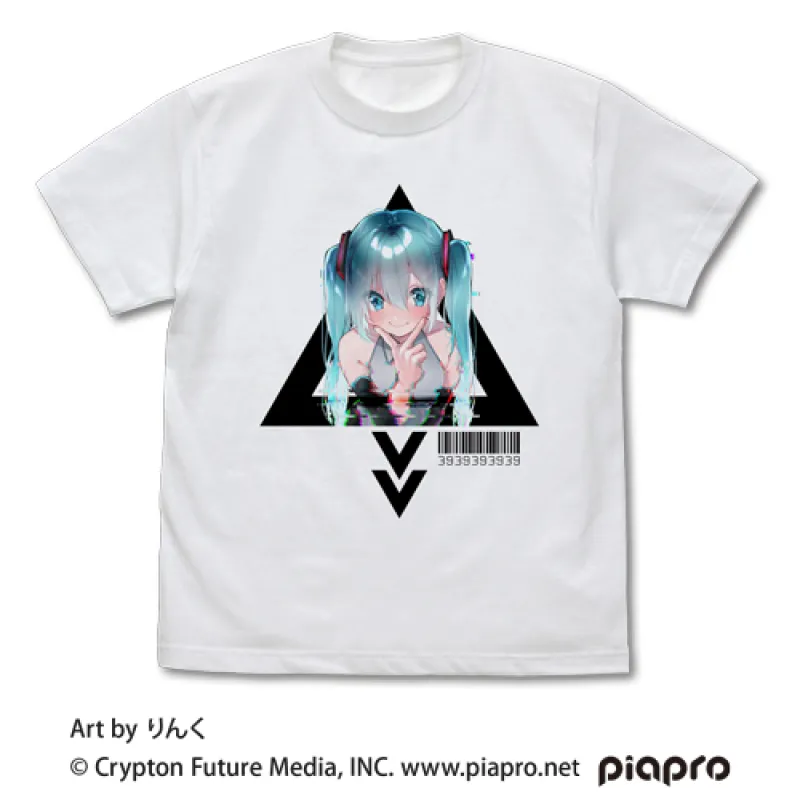 初音ミク フルカラーTシャツ りんくVer./WHITE-M