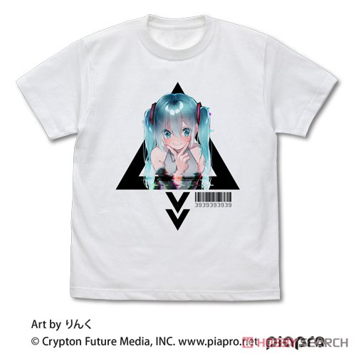 初音ミク フルカラーTシャツ りんくVer./WHITE-XL 2