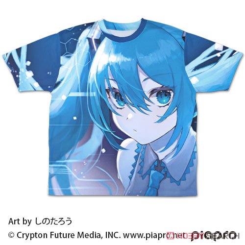 初音ミク 両面フルグラフィックTシャツ しのたろうVer./M 3