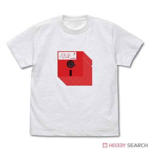 赤フロッピー Tシャツ/WHITE-L 2