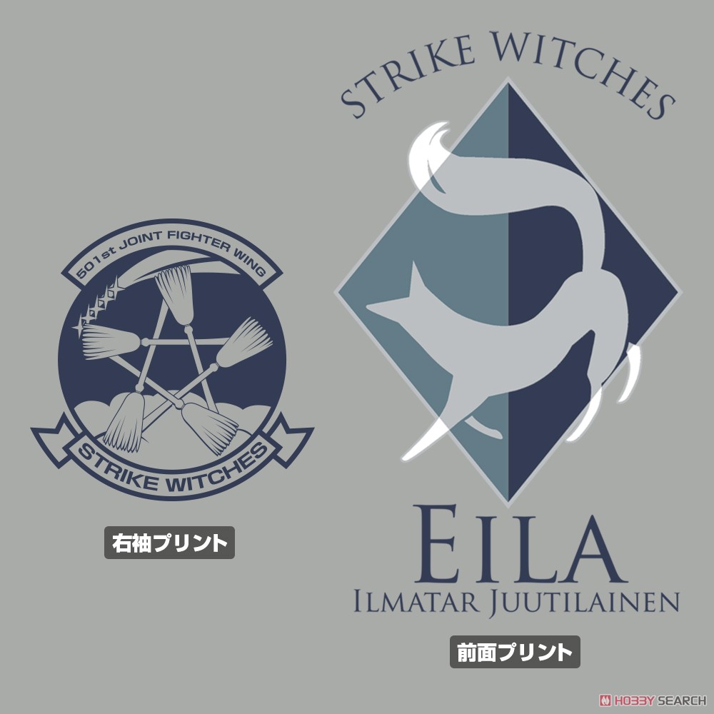 エイラ・イルマタル・ユーティライネンパーソナルマーク Tシャツ/MIX GRAY-XL 3