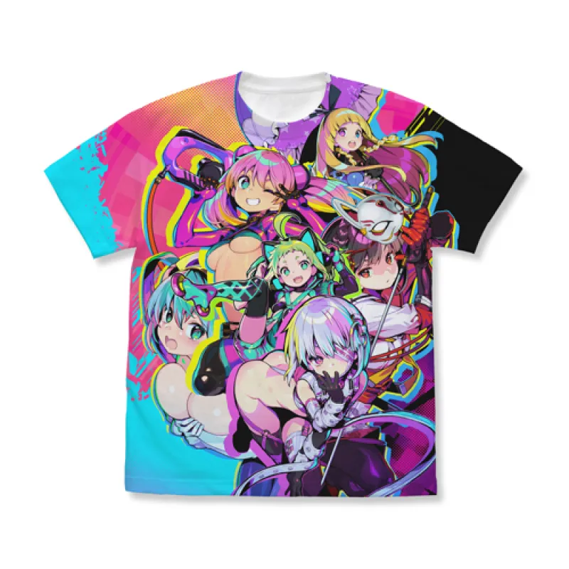 ドーナドーナ フルグラフィックTシャツ/WHITE-XL