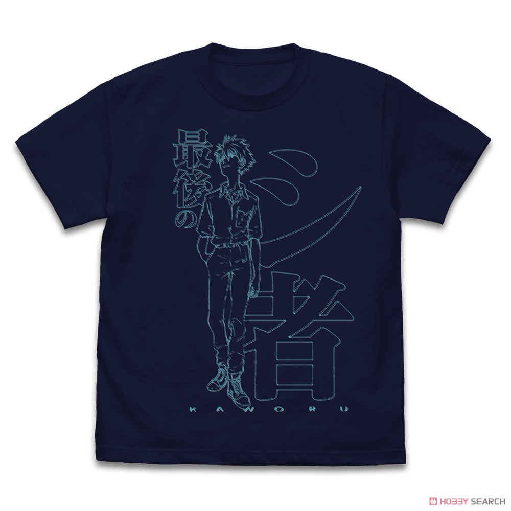 制服の渚カヲル Tシャツ/NAVY-XL 2