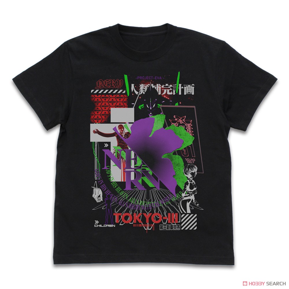 ネルフ アシッドグラフィックス Tシャツ/BLACK-S 2