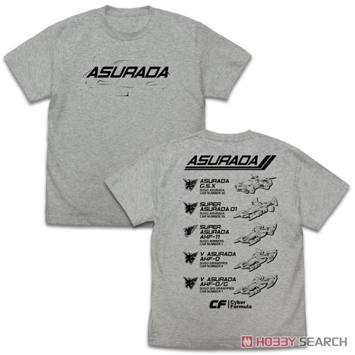 歴代アスラーダ Tシャツ/MIX GRAY-XL 2