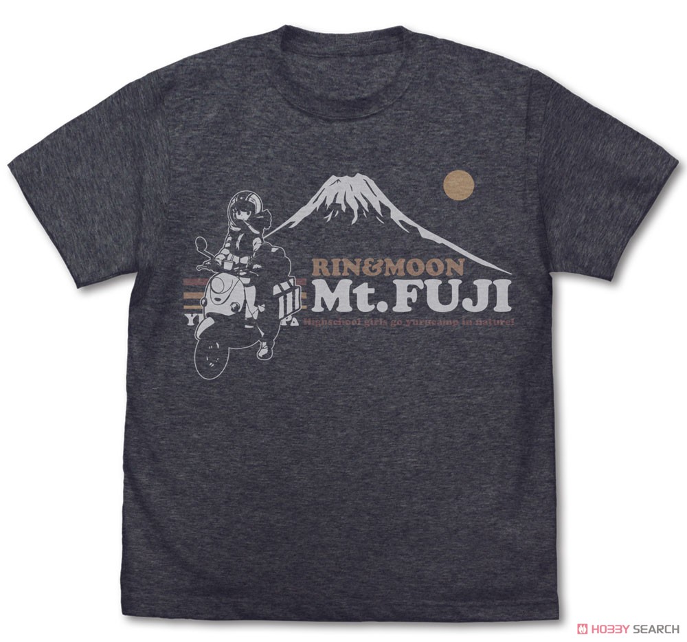 月と志摩リン ヴィンテージTシャツ/DARK HEATHER NAVY-S 2