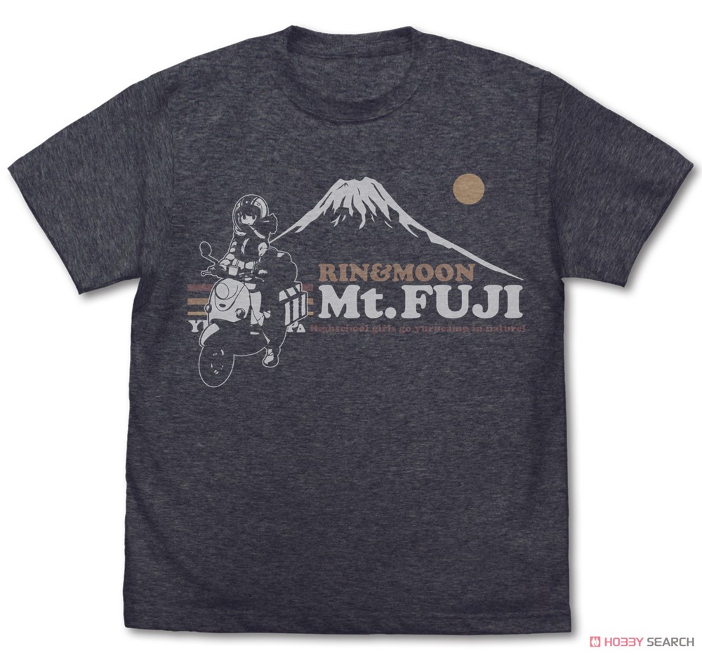 月と志摩リン ヴィンテージTシャツ/DARK HEATHER NAVY-XL 2