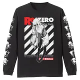 エミリア 袖リブロングスリーブTシャツ ストリートファッションVer./BLACK-L 1