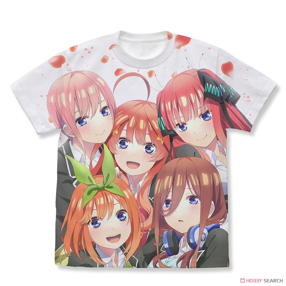 五等分の花嫁∬ フルグラフィックTシャツ/WHITE-L 2