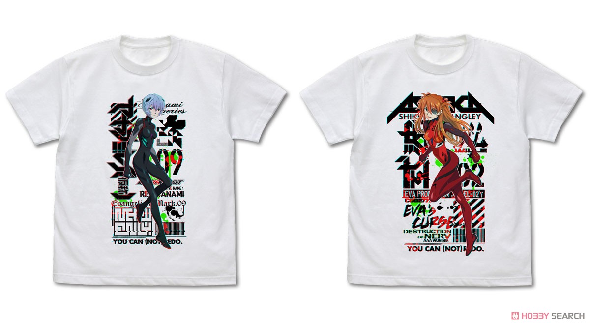 式波 アスカ ラングレー フルカラーTシャツ/WHITE-M 3