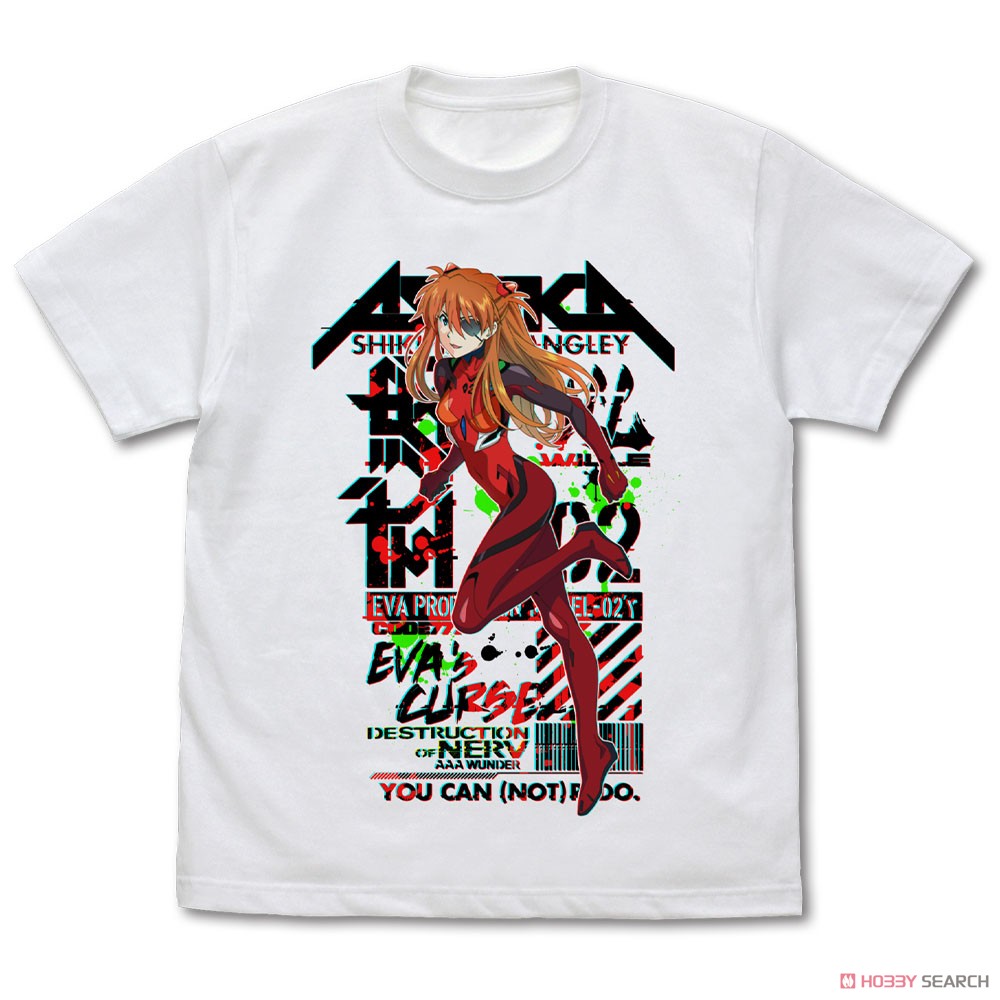 式波 アスカ ラングレー フルカラーTシャツ/WHITE-L 2