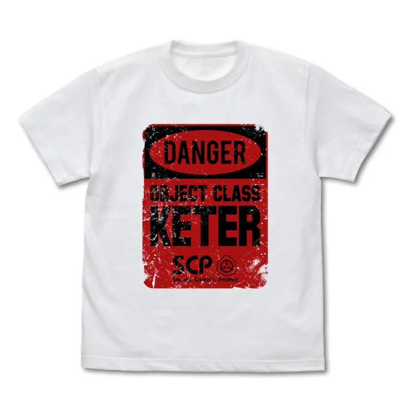 SCP財団 KETER Tシャツ/WHITE-M