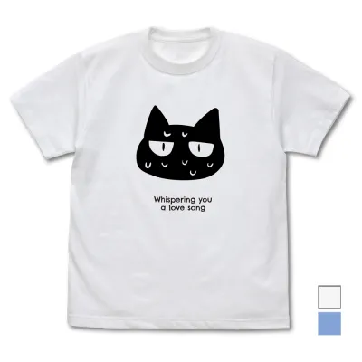 ささやくように恋を唄う ネコ Tシャツ/WHITE-S