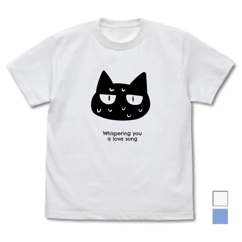 ささやくように恋を唄う ネコ Tシャツ/WHITE-S