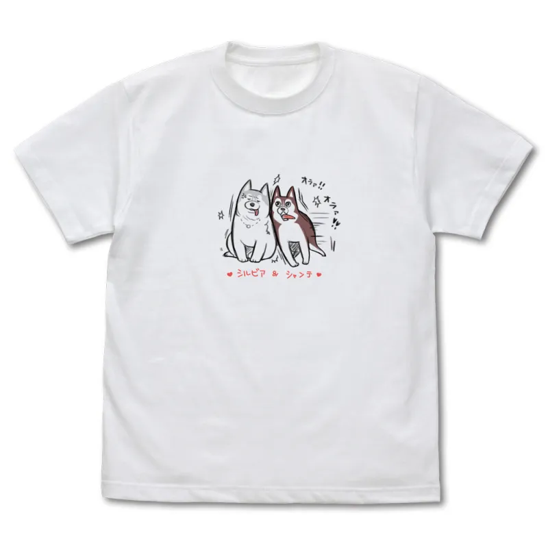 シルビア&シャンテの落書 Tシャツ/WHITE-S