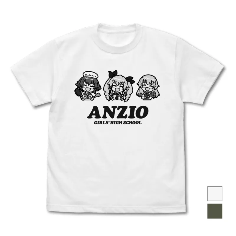 アンツィオ高校 Tシャツ/WHITE-S