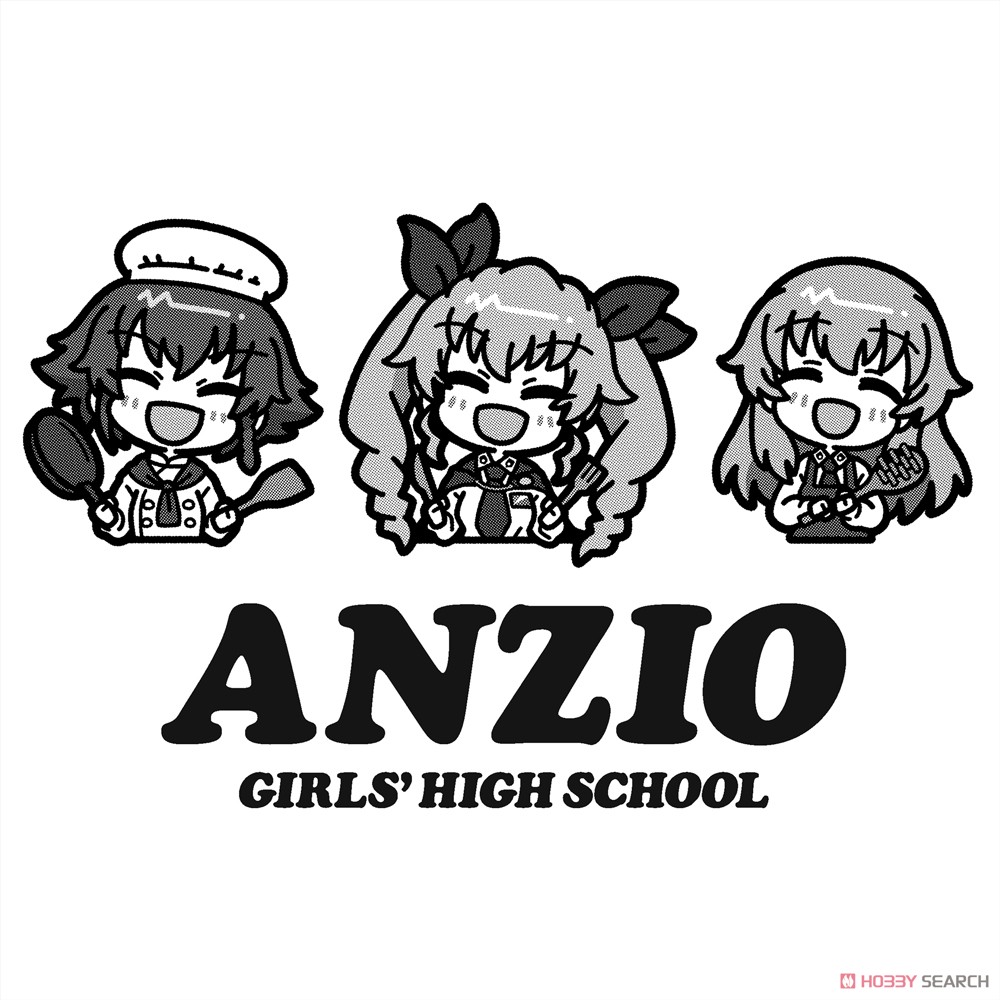 アンツィオ高校 Tシャツ/WHITE-M 3