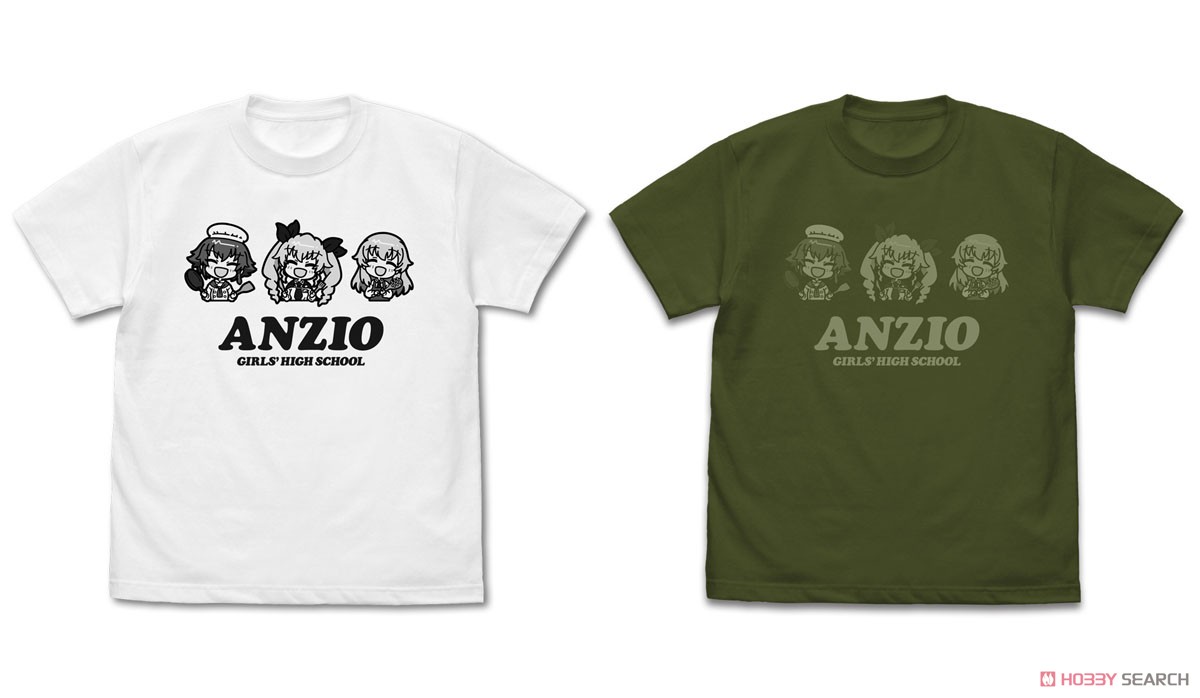 アンツィオ高校 Tシャツ/WHITE-M 4