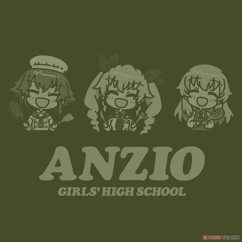 アンツィオ高校 Tシャツ/MOSS-M 3
