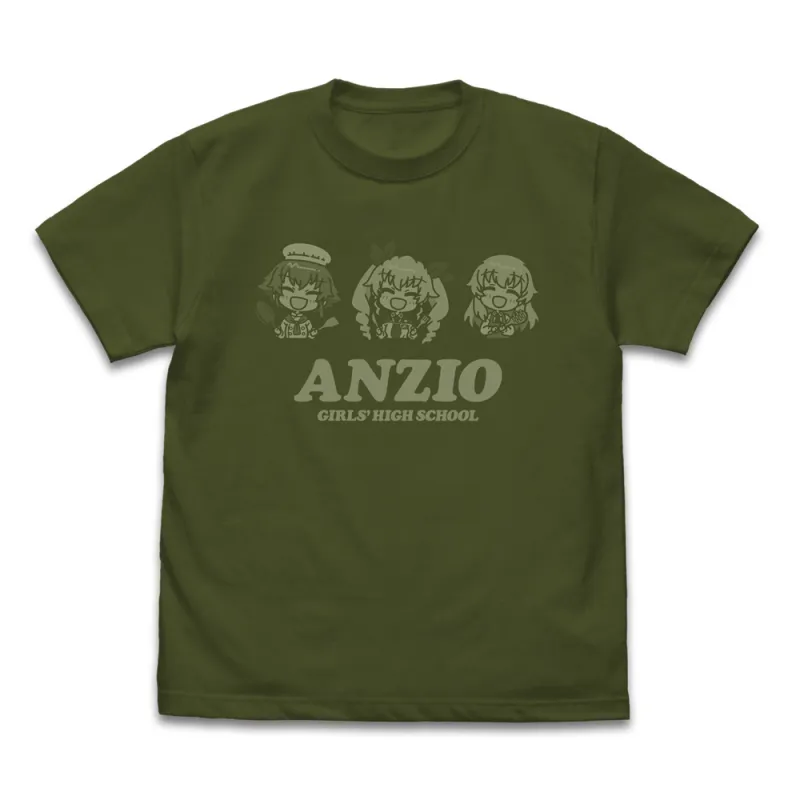 アンツィオ高校 Tシャツ/MOSS-XL