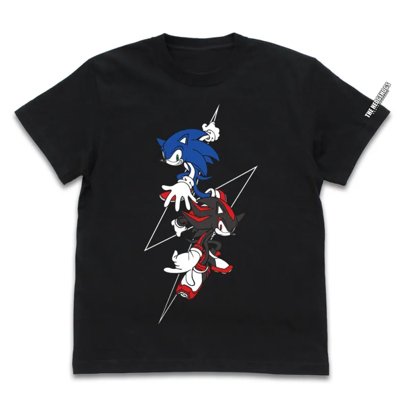 SONIC&SHADOW Tシャツ/BLACK-L