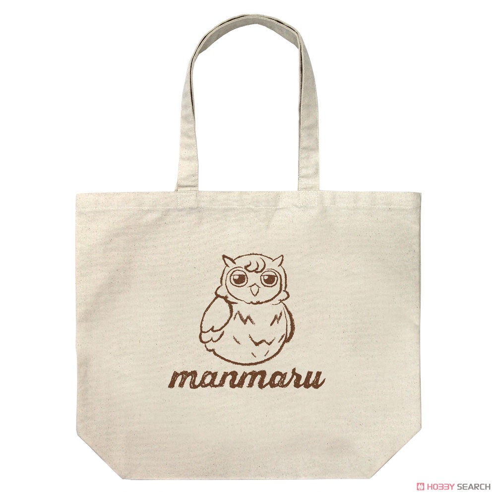 マンマル 手描き風ラージトート/NATURAL 2