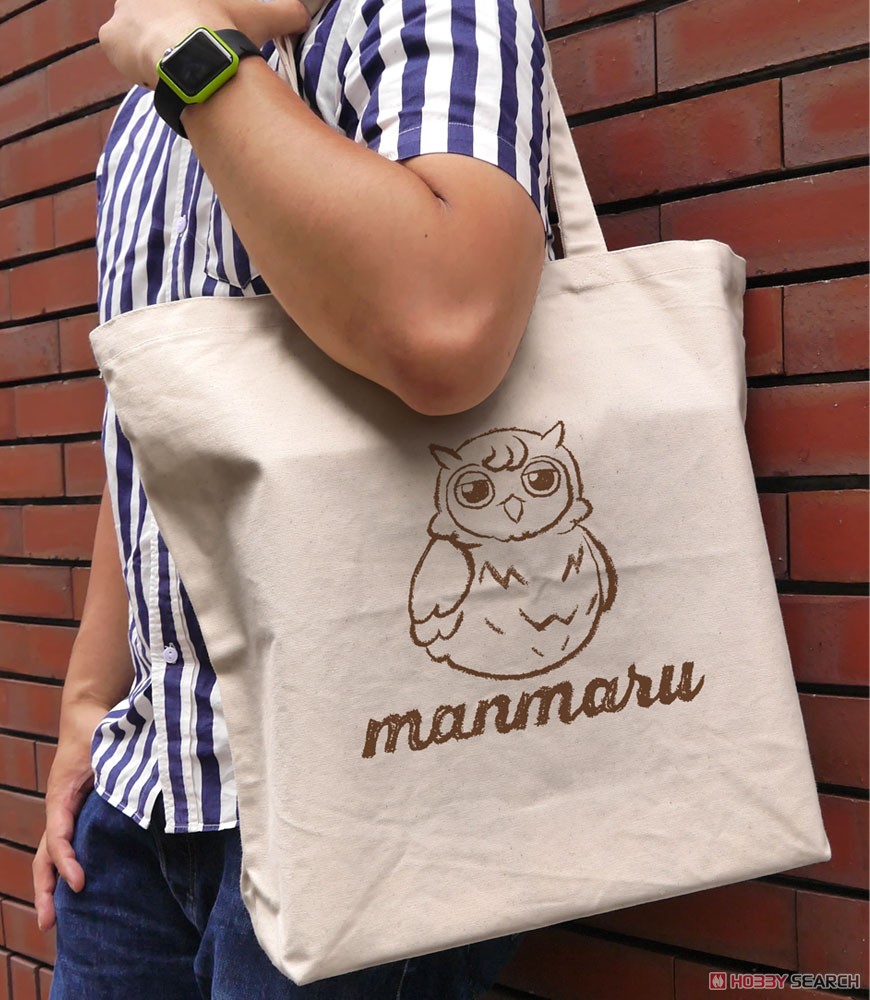マンマル 手描き風ラージトート/NATURAL 3