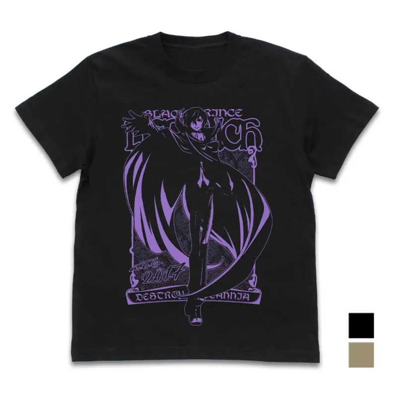 ルルーシュ Tシャツ/BLACK-XL