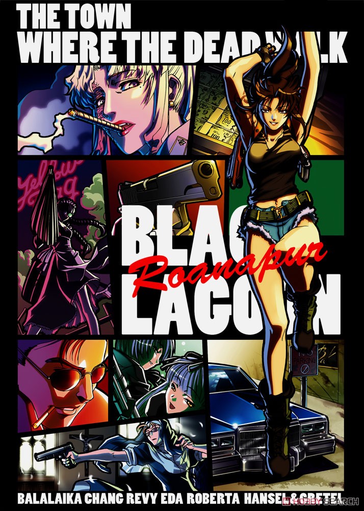 BLACKLAGOON フルカラーTシャツ/BLACK-L 3