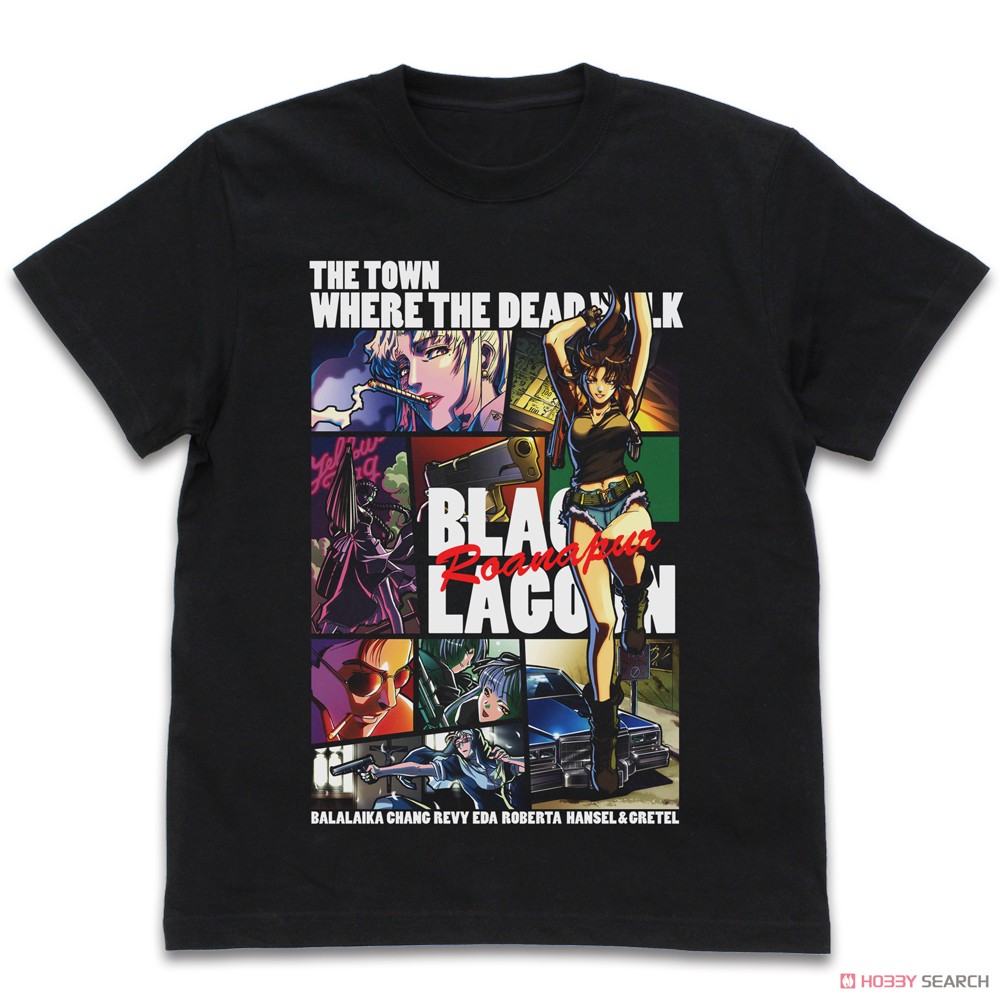 BLACKLAGOON フルカラーTシャツ/BLACK-XL 2