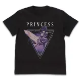 原作版 <プリンセス>夜刀神十香 Tシャツ/BLACK-M 1