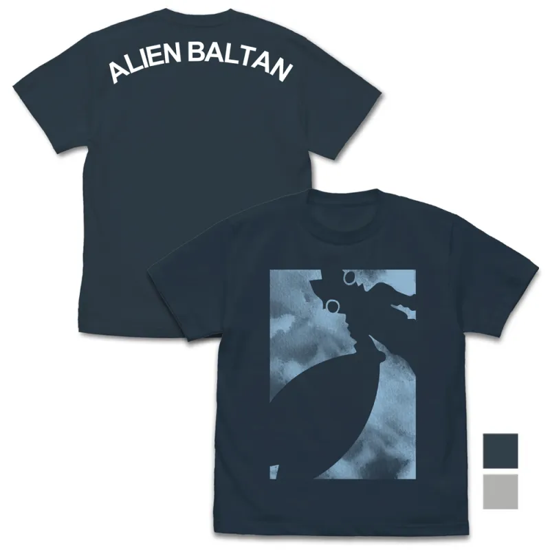 バルタン星人シルエット Tシャツ/SLATE-M