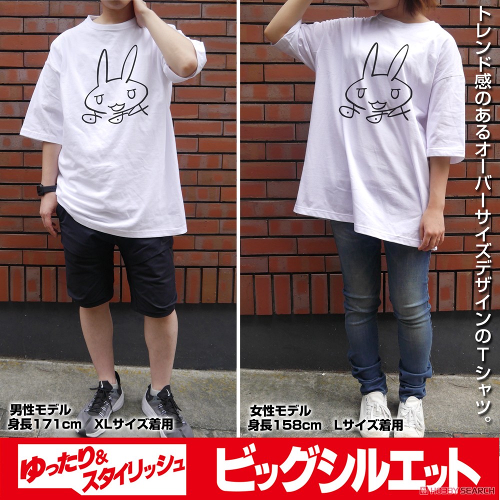 ナナチのサイン ビッグシルエットTシャツ/WHITE-L 3