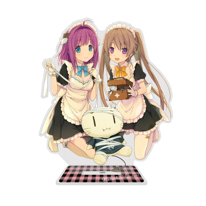 真白&莉佳 アクリルスタンド(大)