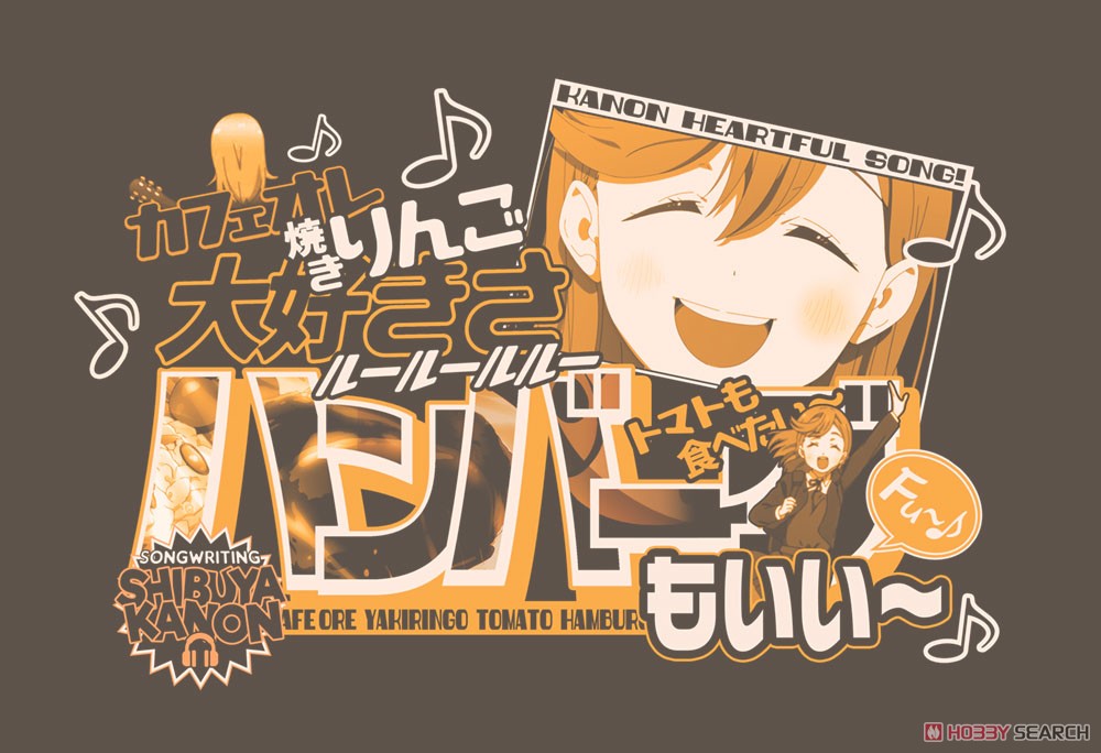 澁谷 かのん エモーショナルTシャツ/CHARCOAL-M 4