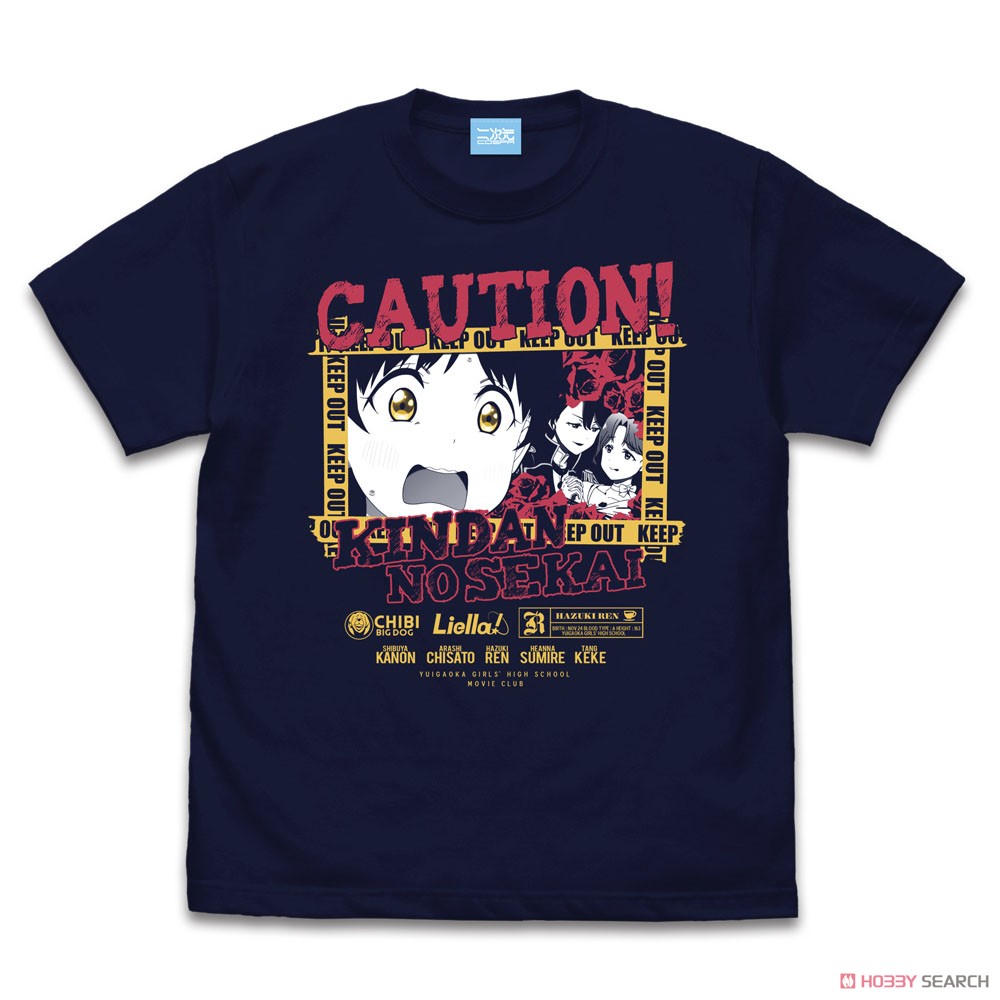 葉月 恋 エモーショナルTシャツ/NAVY-L 2