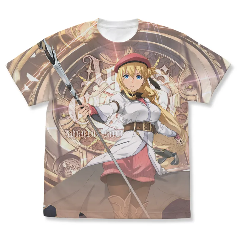 アニエス・クローデル フルグラフィックTシャツ/WHITE-L