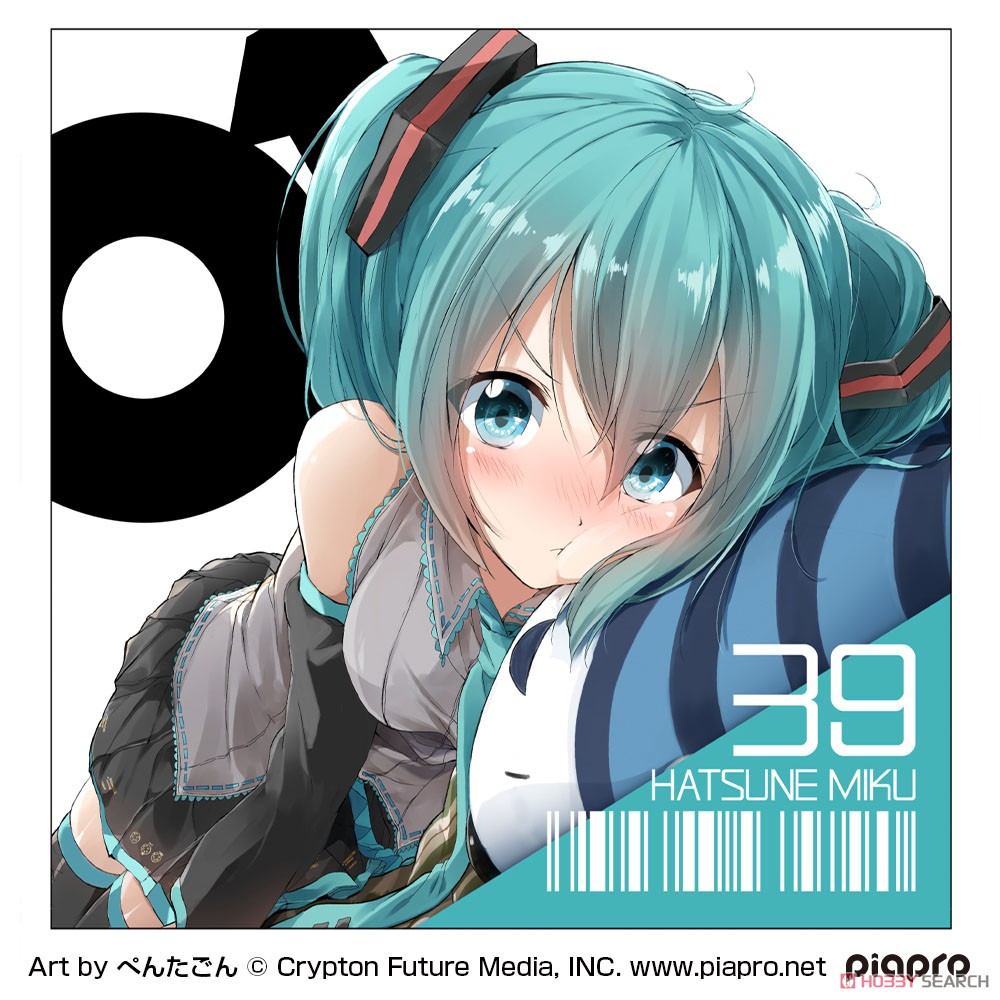 初音ミク クッションカバー ぺんたごん Ver. 2