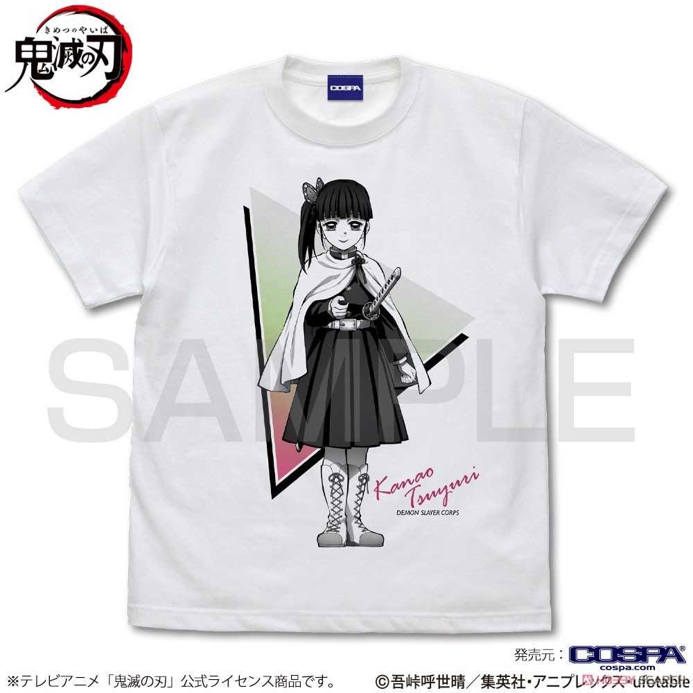 栗花落カナヲ Tシャツ/WHITE-S 2