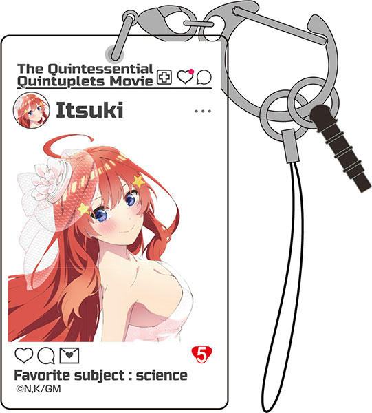 中野五月 SNS風アクリルマルチキーホルダー 4