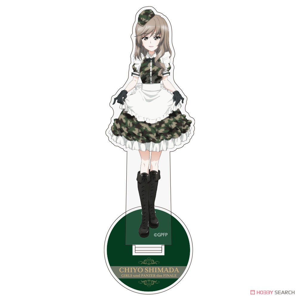 描き下ろし 島田千代 アクリルスタンド ミリタリーメイドver. 2