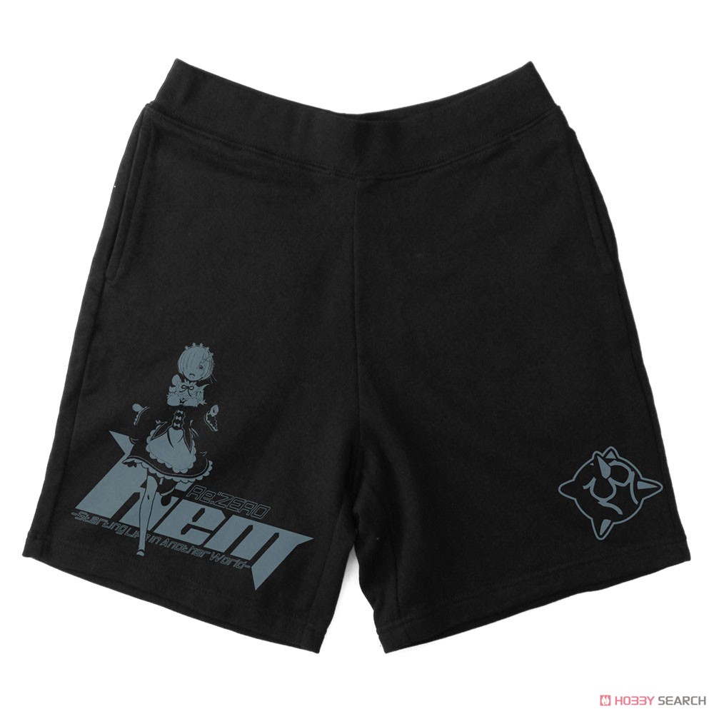 レム スウェットハーフパンツ/BLACK-XL 2