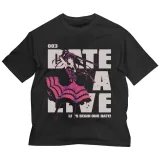 時崎狂三 ビッグシルエットTシャツ/BLACK-L 1