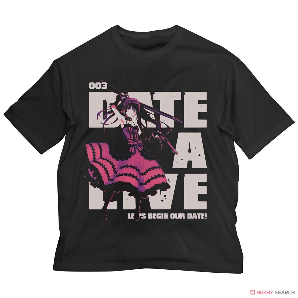 時崎狂三 ビッグシルエットTシャツ/BLACK-XL 2