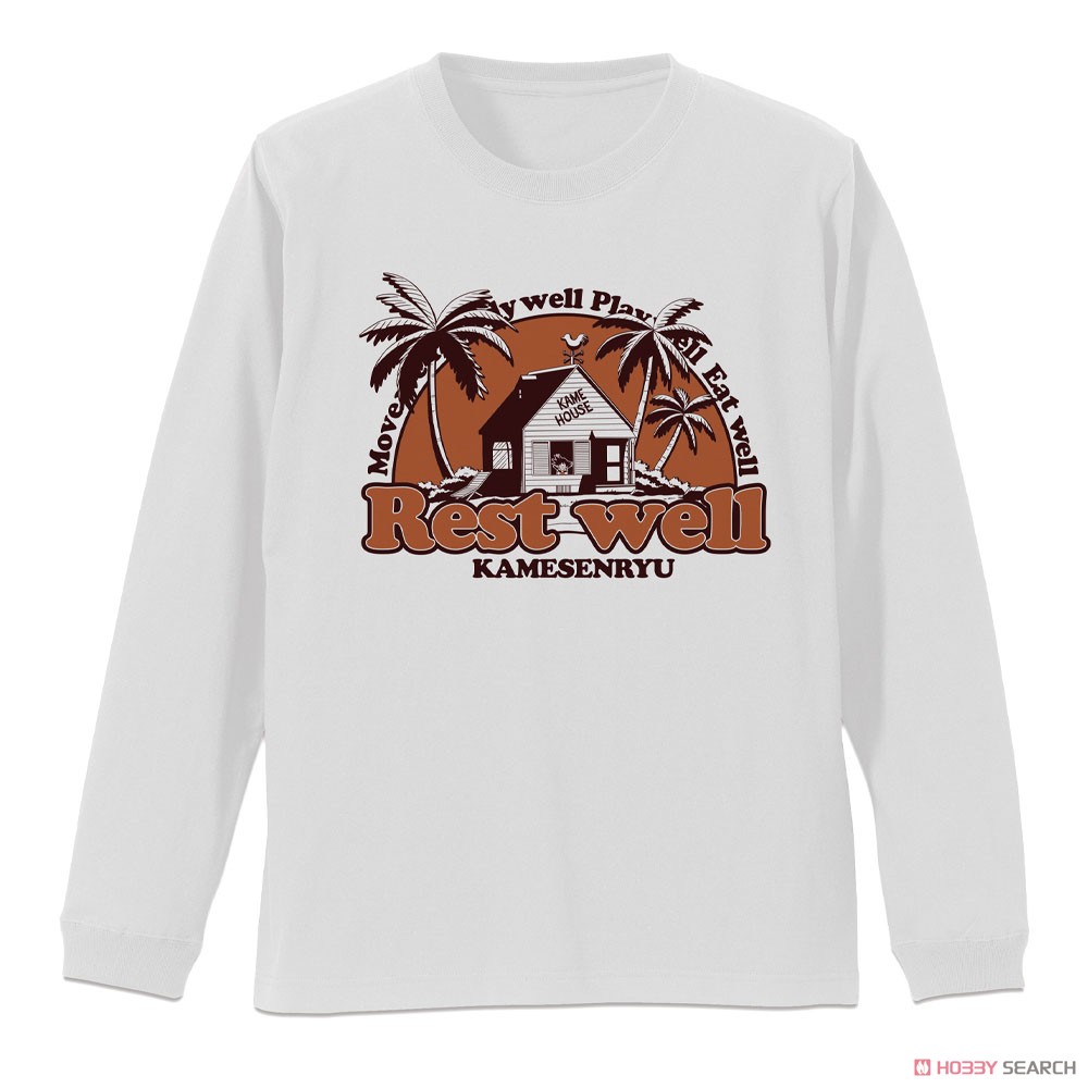カメハウス 袖リブロングスリーブTシャツ/WHITE-L 2